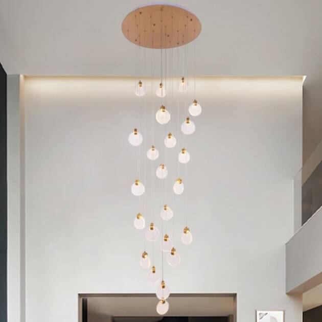 Lámpara led doble altura Nerea 300 con luz calida