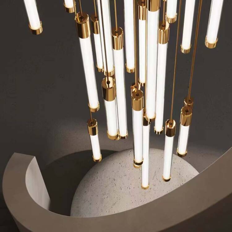 Lámpara led doble altura Lumen 180 brass con luz cálida 100W - Image 5