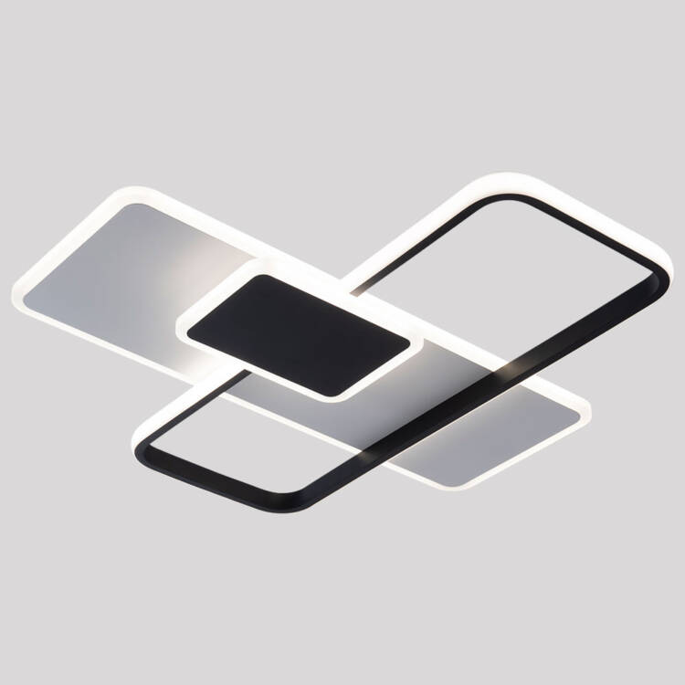 Lámpara de tumbado led Clyde white/black 3CCT 42W - Image 2